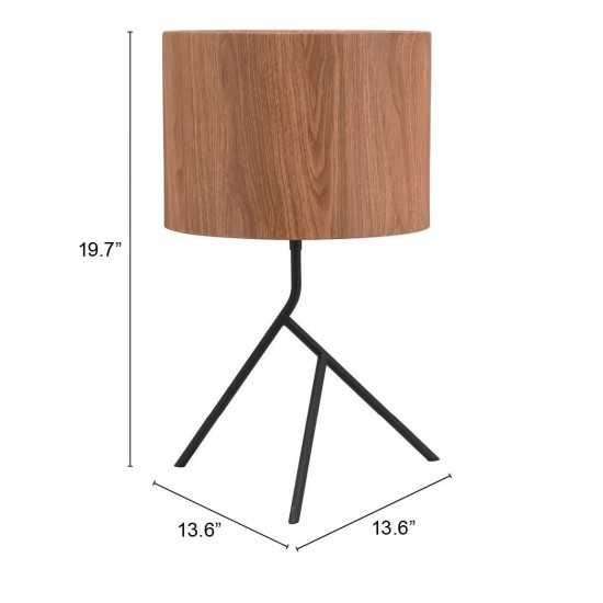 Sutton Table Lamp Brown & Black