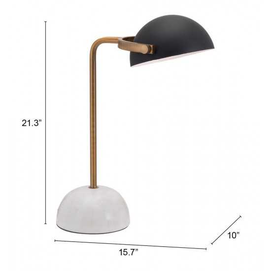 Irving Table Lamp Black & White