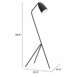 Jamison Floor Lamp Matte Black