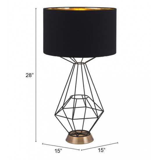 Delancey Table Lamp Black