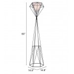 Delancey Floor Lamp Black