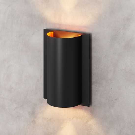 Metal Wall Lamp Matte Black