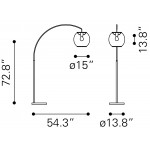 Halzey Floor Lamp Natural