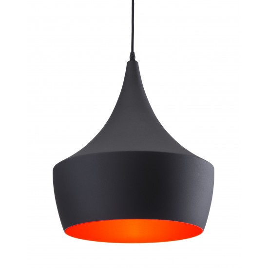 Copper Ceiling Lamp Matte Black