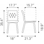 Orebro Dining Chair (Set of 2) Graphite