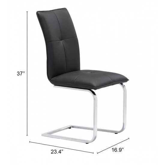 Anjou Dining Chair (Set of 2) Black