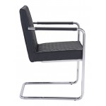 Quilt Dining Chair (Set of 2) Black