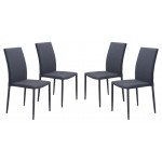 Confidence Dining Chair (Set of 4) Black