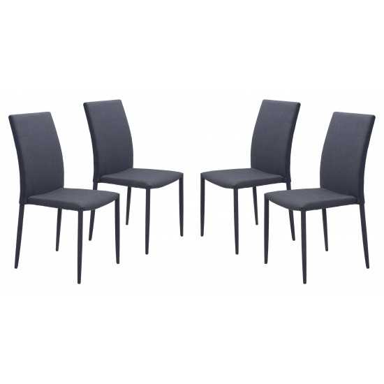 Confidence Dining Chair (Set of 4) Black