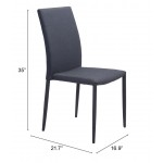 Confidence Dining Chair (Set of 4) Black