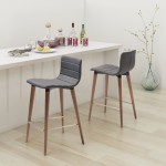 Jericho Counter Chair (Set of 2) Gray