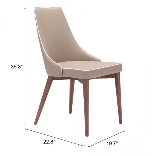 Moor Dining Chair (Set of 2) Beige