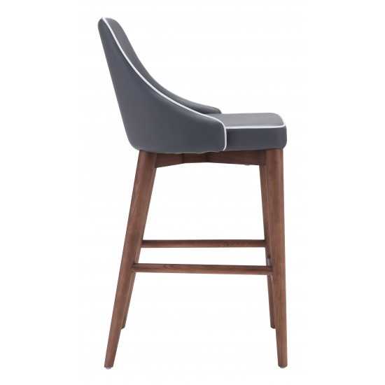 Moor Counter Chair Dark Gray