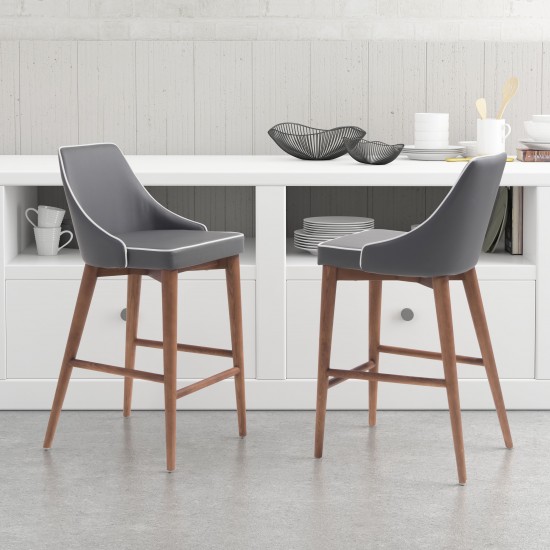 Moor Counter Chair Dark Gray