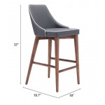 Moor Counter Chair Dark Gray