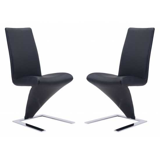 Herron Dining Chair (Set of 2) Black