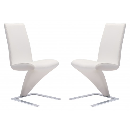 Herron Dining Chair (Set of 2) White