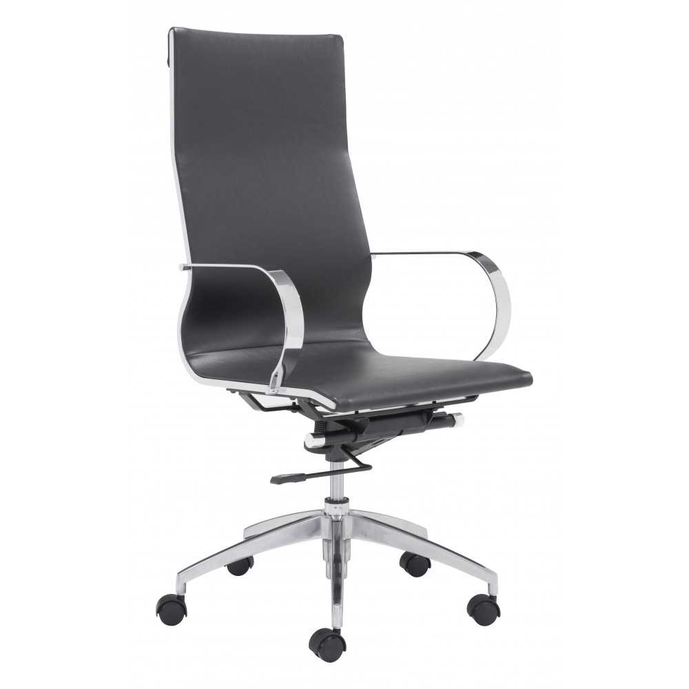 Glider High Back Office Chair Black