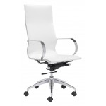 Glider High Back Office Chair White