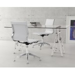 Glider Conference Chair White