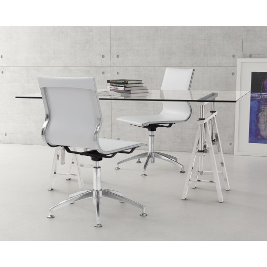 Glider Conference Chair White