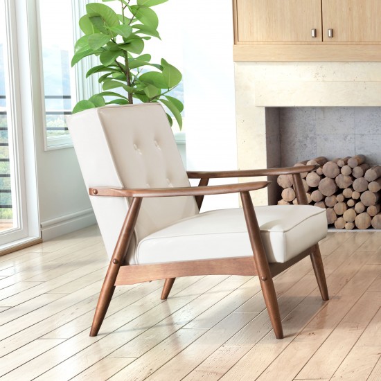 Rocky Arm Chair White