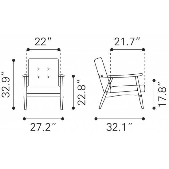 Rocky Arm Chair Putty
