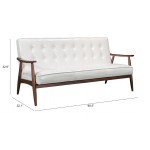 Rocky Sofa White