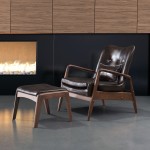 Bully Lounge Chair & Ottoman Brown