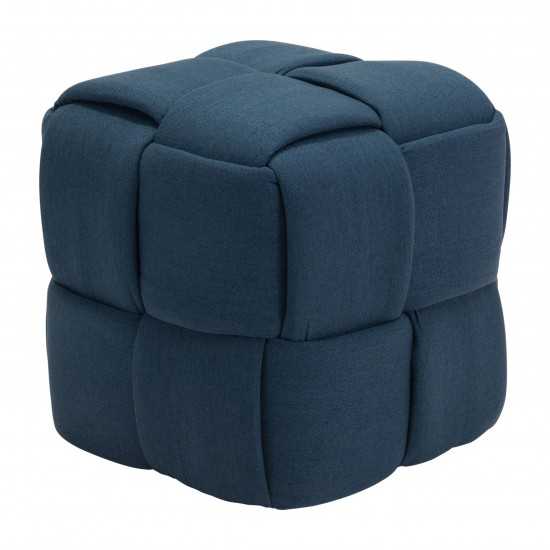 Checks Stool Navy