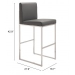 Genoa Barstool Gray