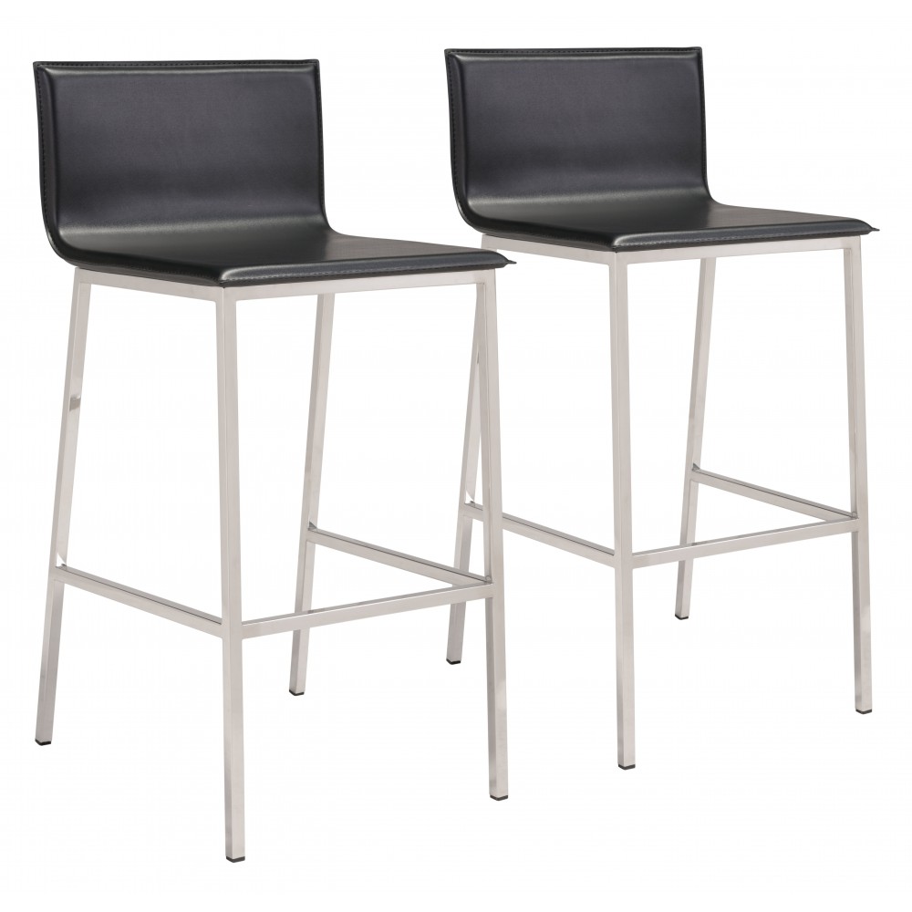 Marina Barstool (Set of 2) Black