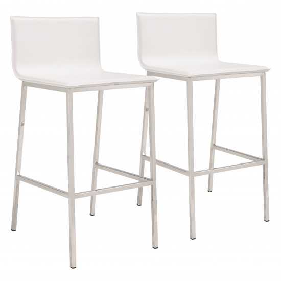 Marina Barstool (Set of 2) White