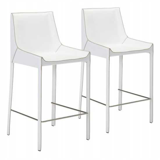 Fashion Bar Chair (Set of 2) White