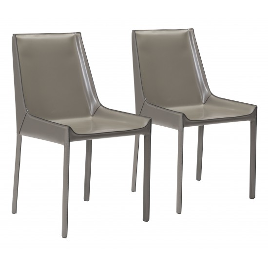 Fashion Dining Chair (Set of 2) Gray