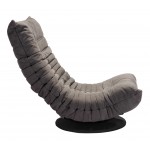 Down Low Swivel Chair Gray