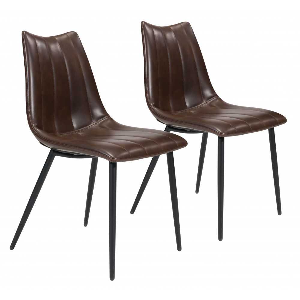 Norwich Dining Chair (Set of 2) Brown