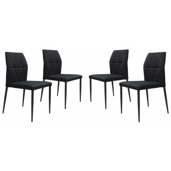 Revolution Dining Chair (Set of 4) Black