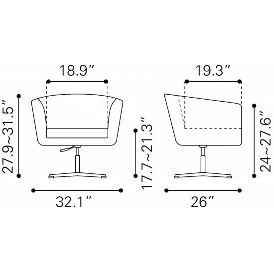 Wilshire Occasional Chair White