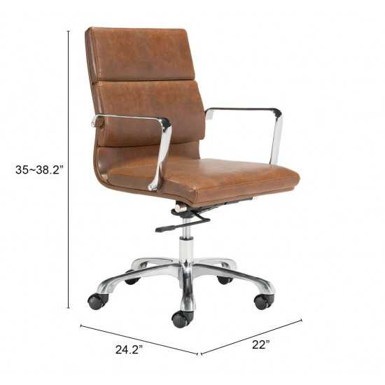 Ithaca Office Chair Vintage Brown