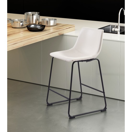 Smart Counter Chair Distressed White