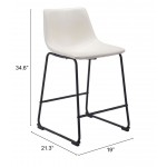 Smart Counter Chair Distressed White