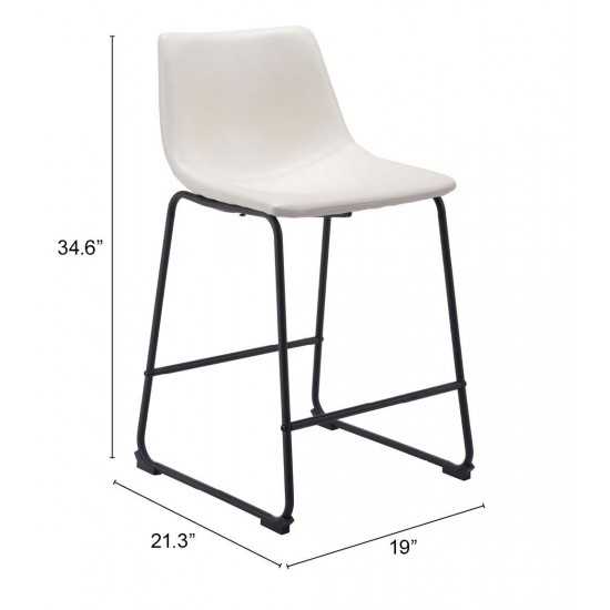 Smart Counter Chair Distressed White