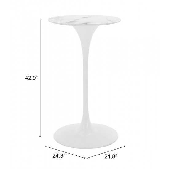 Dylan Bar Table White