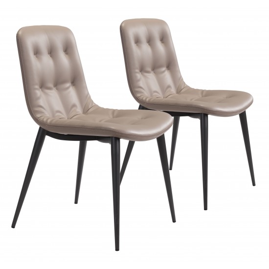 Tangiers Dining Chair (Set of 2) Taupe