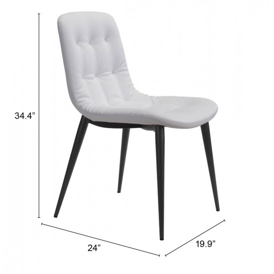 Tangiers Dining Chair (Set of 2) White