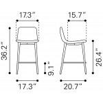 Tangiers Counter Chair (Set of 2) White