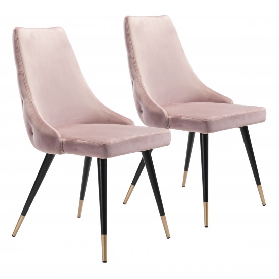 Piccolo Dining Chair (Set of 2) Pink