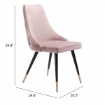 Piccolo Dining Chair (Set of 2) Pink