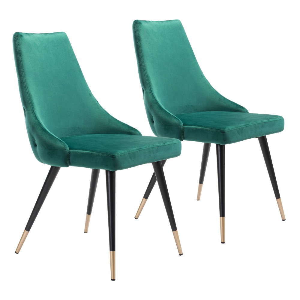 Piccolo Dining Chair (Set of 2) Green